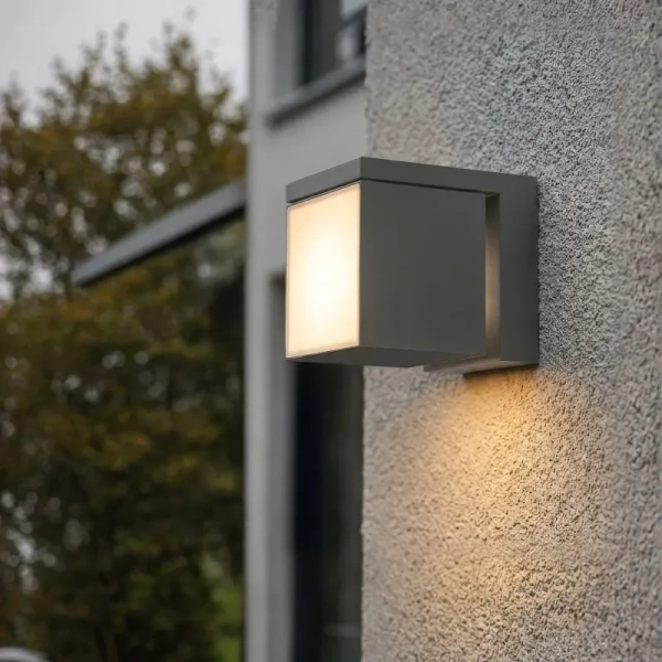 Kinkiet zewnętrzny CUBIC grafitowy AZ6690 1xLED 18W 4000K IP65 kostka