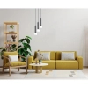 Potrójna lampa wisząca Filano PND-33574-3-BK sople czarne