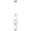 Zwieszana lampa BRILLA ST-CP241210-3L złota LED 69W 3000K złoty biały