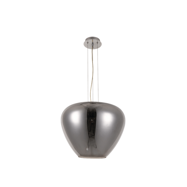 Przydymiona lampa wisząca Baloro do sypialni nad łóżko