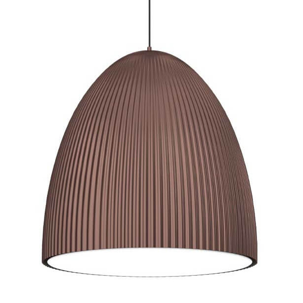 Regulowana lampa zwisowa Gandra 5040 Shilo do jadalni brązowa