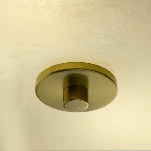 Szklana lampa sufitowa Dresden C02381BR Cosmolight mosiądz