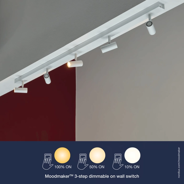 Lampa sufitowa regulowana OMARI 2112203001 LED 92,5W 2700K tuby biały