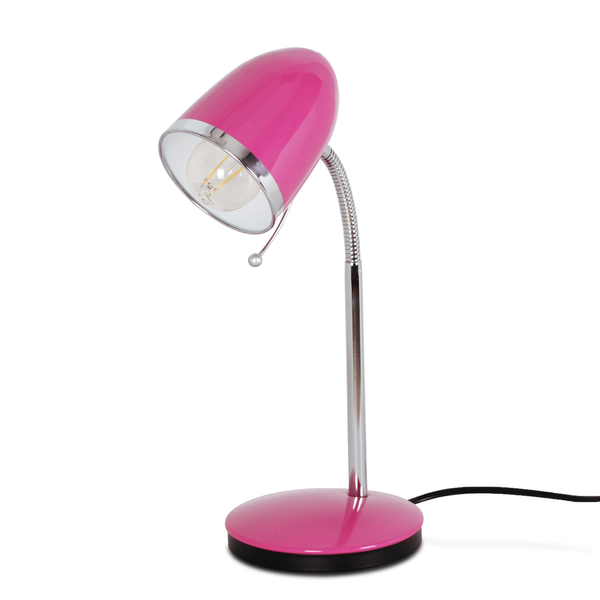 Dziecięca lampka na biurko Kajtek K-MT-200 nowoczesna różowa