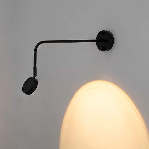 Nowoczesny kinkiet Axel MSE1501100147 Moosee ruchomy LED 3000K 3W czarny