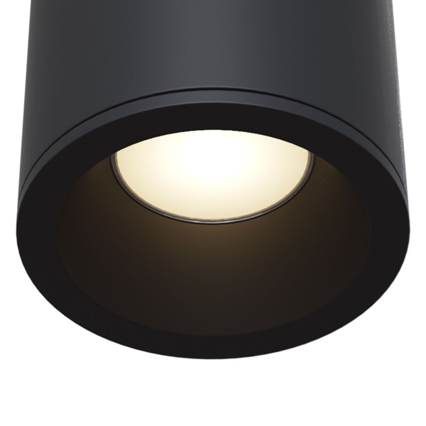 Lampa sufitowa Zoom C029CL-01B Maytoni do łazienki IP65 reflektor czarny
