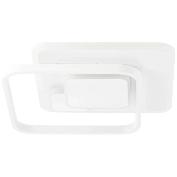 Plafon do sypialni Geron G97128/05 LED 24W 3000K kwadratowy biały