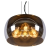 Loftowa lampa wisząca OLIVIA 45401/40/65 Lucide przydymiony czarny