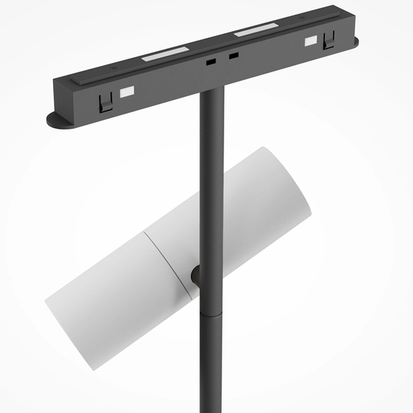 Lampa do szyn magnetycznych Elti TR005-4-2X12W-DS-BW LED 24W 2700-6000K tuba biała czarna