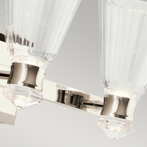 Kinkiet potrójny QN-KAYVA3-PN LED 18W karafki IP44 nikiel