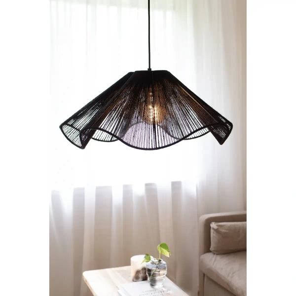 Zwisająca lampa Nami 108682 Markslojd ekologiczna do kuchni czarna