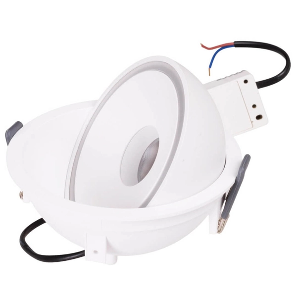 Sufitowe oczko wpustowe VECTOR H0139 LED 10W 3000K regulowane białe