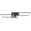 Lampowentylator sufitowy Tatjana 67243-30BF LED 38W CCT ściemnialny czarny