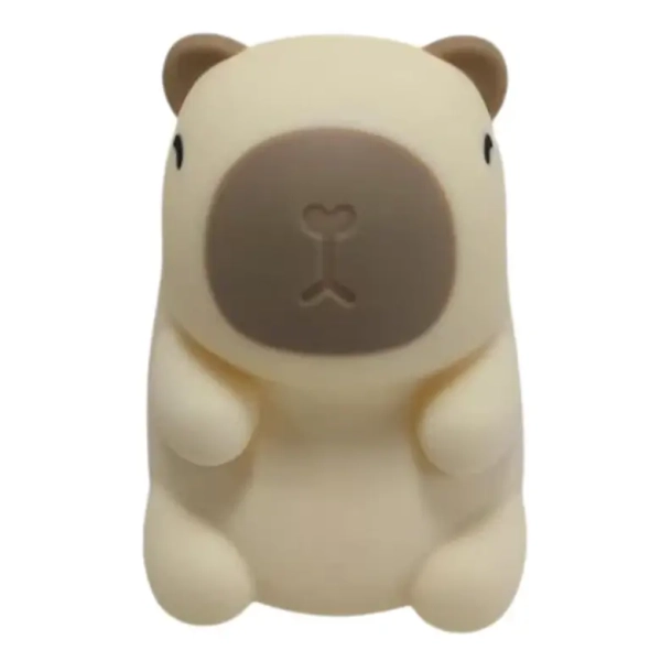 Akumulatorowa lampka nocna Kapibara ML2302 LED 0,45W 3000K RGB brązowy