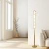 Podłogowa ledowa lampa 23063 LED 17W 3000K szklane kule złoty