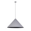 Minimalistyczna lampa zwisająca VESUVIO 41052  stożkowy kompozyt czarny