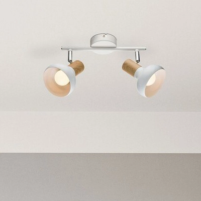 Plafon LAMPA sufitowa HOLLY 5944 Rabalux skandynawska OPRAWA listwa reflektorki drewno białe