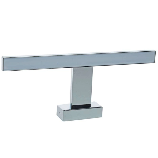 Kinkiet LAMPA ścienna SHINE ML029 Milagro metalowa OPRAWA LED 7W 4000K nad lustro do łazienki galeryjka IP44 chrom