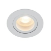 Lampa sufitowa AURA białe oczko regulowany kąt podtynkowe 1xGU10 IP65 10572