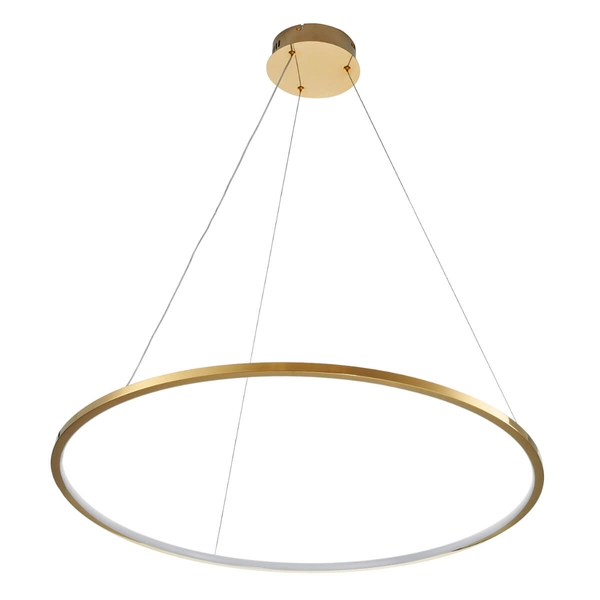 Okrągła lampa zwisowa Circle Slim ST-10112P-D800 LED 19W 3000K do salonu złoto