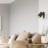 Ścienny kinkiet do salonu Parma LP-0612/1WS BK Light Prestige LED zmienna barwa czarny