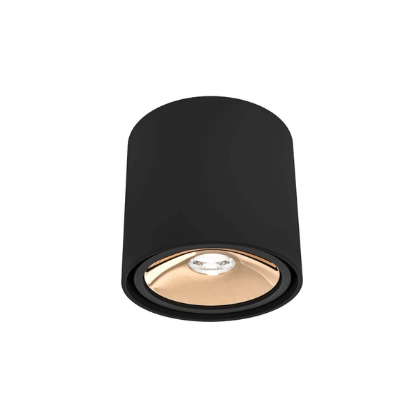 Minimalistyczny spot Neo Nero Mobile / Ufo Gold OR83934 czarny