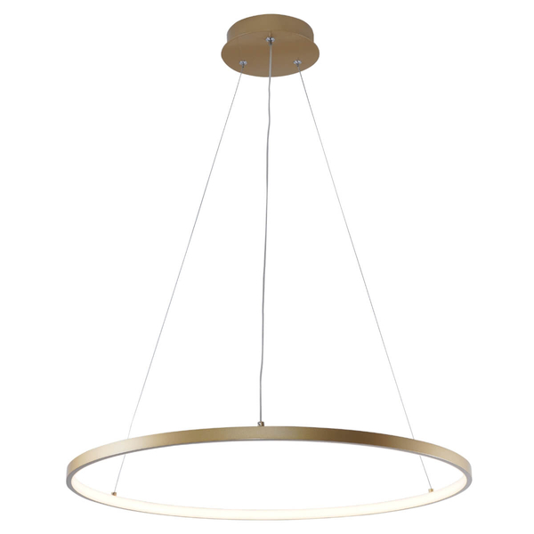 Lampa wisząca jadalniana Breno 2023201-GD60 LED 28W 3000-6000K ring złota