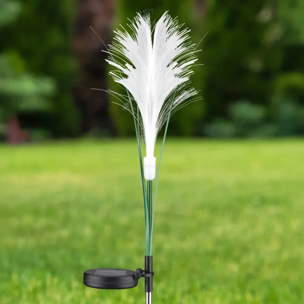 Lampa solarna wtykana GRASS 329448 LED 3000K IP44 biała zielona