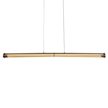 Wisząca lampa podłużna Janderin 24405/34/05 LED 16,5W 2200-3300K brązowy