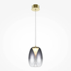 Lampa wisząca Splash MOD282PL-L8G3K LED 7W 3000K bańka złota przydymiona