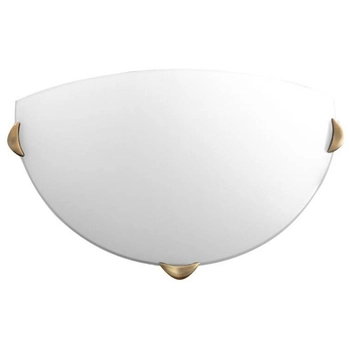 Klasyczny kinkiet Sara 11-53711 Candellux szklany klosz biały