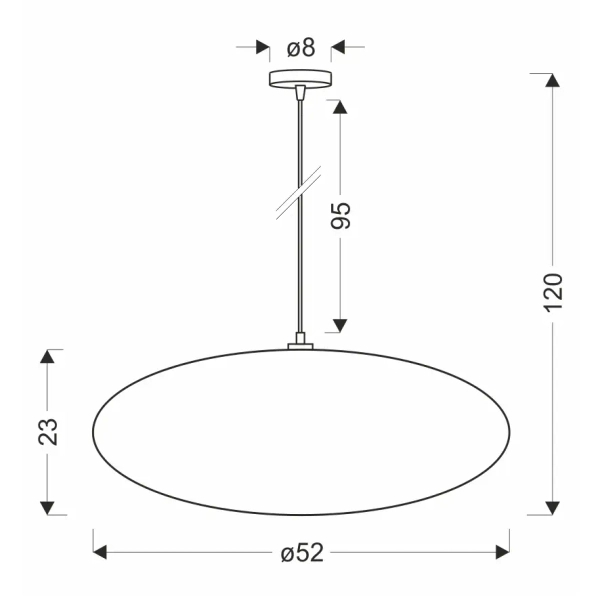 Wisząca lampa tkaninowa CAFEE biała 31-42002 1xE27 do sypialni
