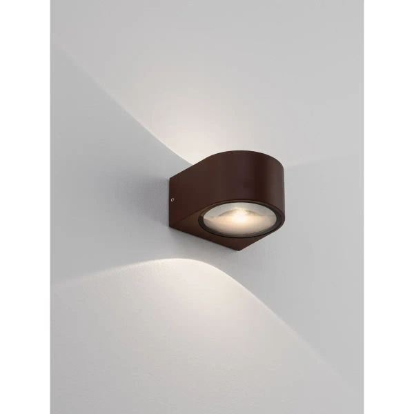 Elewacyjna ścienna lampa DALUNIA LE75207 LED 11W 3000K IP54 rdzawa