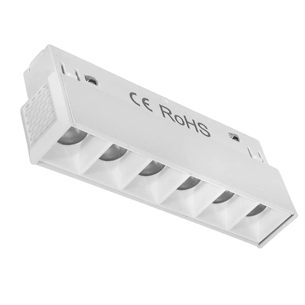 Lampa magnetyczna sufitowa do szyn 1254 LED 6W 3000K metalowa biała