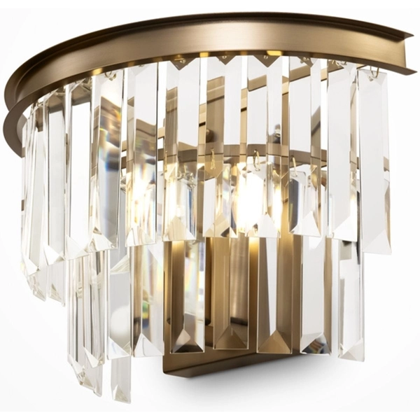 Kinkiet kryształ Revero MOD085WL-01BS Maytoni glamour mosiądz