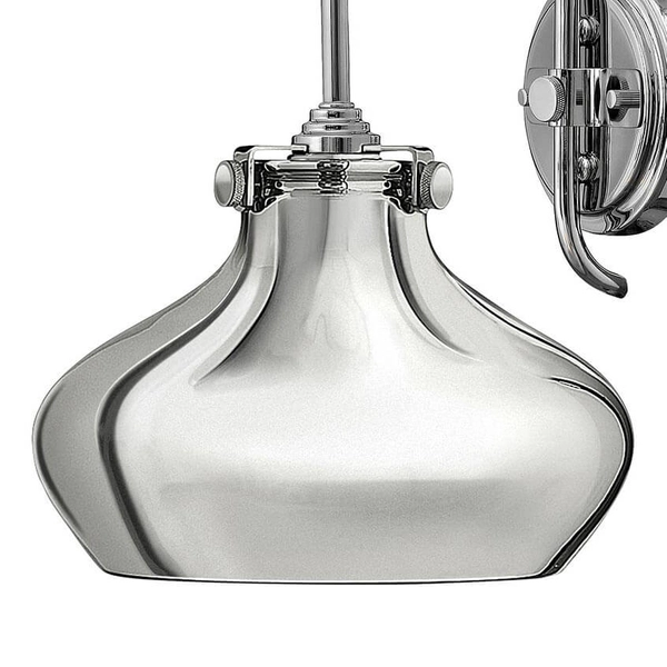 Kinkiet sypialniany Congress HK-CONGRESS1-C-CM Hinkley stal chrom