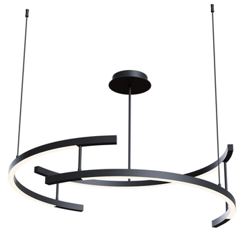 Metalowa lampa wisząca Line MOD054PL-L52B4K LED 52W 4000K czarna