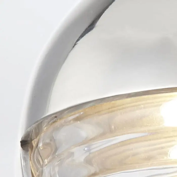 Okrągła lampa ścienna Palais QN-PALAIS-WS-PN LED 9W 3000K szklana nikiel