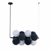 Lampa kulista wiesząca Vino ABR-GRAPPA-H-S Abruzzo balls czarne białe