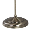 Antyczna lampa stojąca SUFFOLK mosiężna biała metalowa tkaninowa klosz E14 z abażurem SUF4975-X