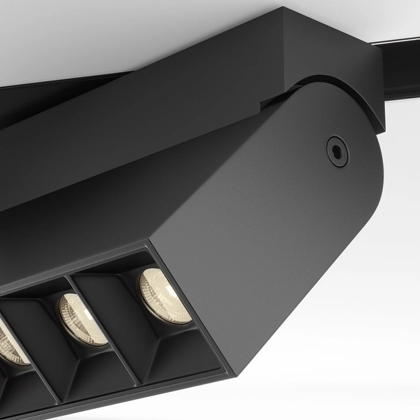 Regulowana lampa sufitowa Points TR015-2-10W3K-B 10W 3000K do szyny czarny