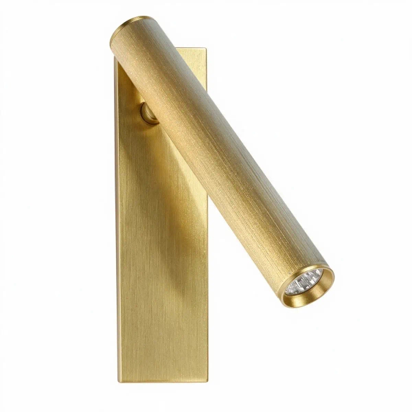 Regulowany kinkiet ścienny KONA 1784 złoty LED 6W 3000-6000K CCT tuba