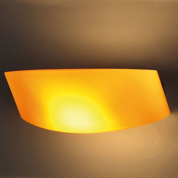 Lampa ścienna do sypialni PARETE W0076 Maxlight metal szkło żółty