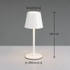 Lampka nocna DIAZ R55961131 LED 1,6W 2700-6500K IP44 przenośna biały
