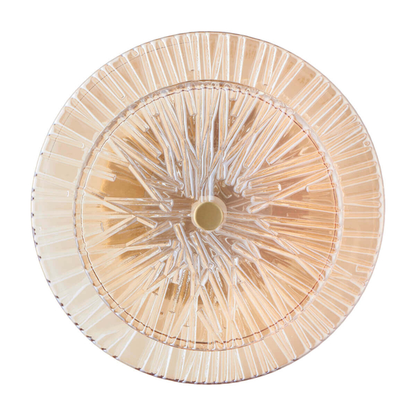 Kinkiet ścienny LUXIO ST-3315-2 gold Step LED 6W 3000K bursztynowa