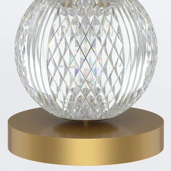 Nocna lampa do sypialni Marni QN-MARNI-TL-M-NBR LED 12W 3000K tuba mosiądz