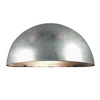 Zewnętrzna lampa ścienna SCOR 21651031 IP44 metalowa półokrągła cyna