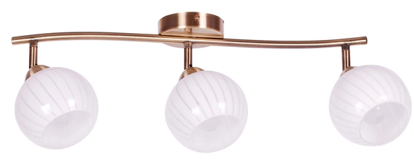 Sufitowa lampa ruchoma Atria K-C9530A/3 patyna biała