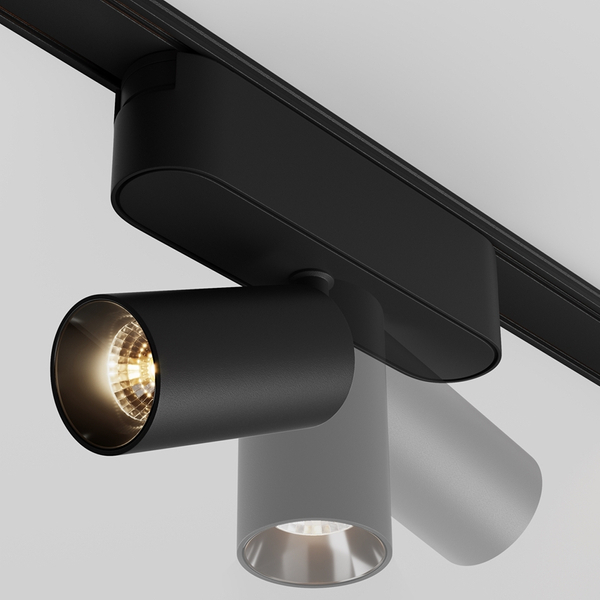 Lampa magnetyczna ścieżka świetlna Focus TR103-1-12W3K-M-B LED 12W 3000K reflektorek czarna