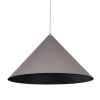 Stożek lampa wisząca VESUVIO 41062 metalowa szara czarna